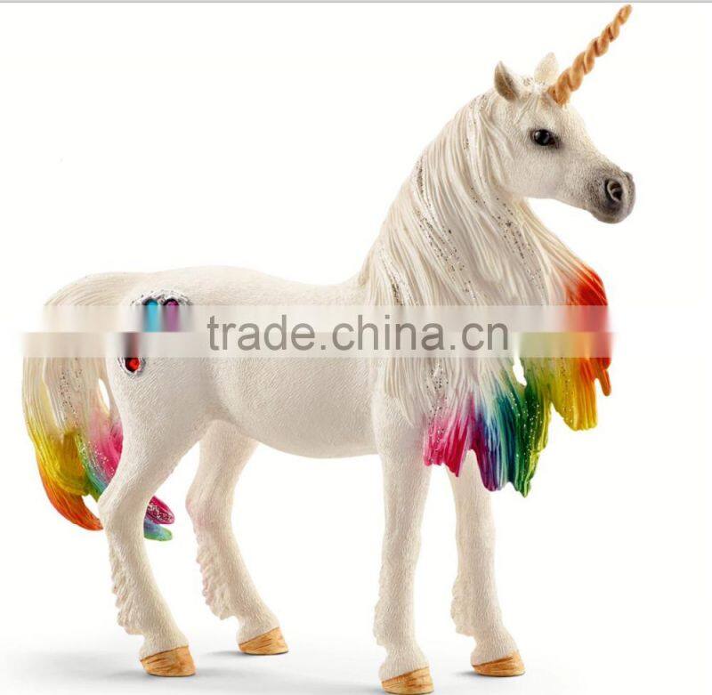 Sanjeela Figurine/Warcraft/Bayala Tujena/Rainbow Uncorn Mare Toy Figure