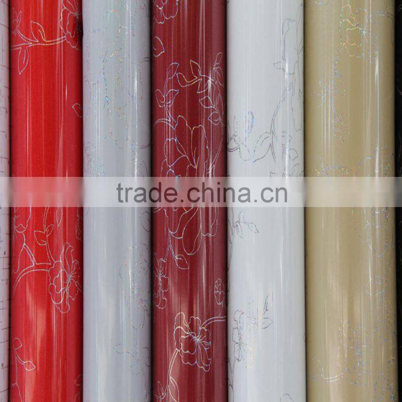 new design decorative crystal steel window film and beautiful kitchen cabinet of glass film