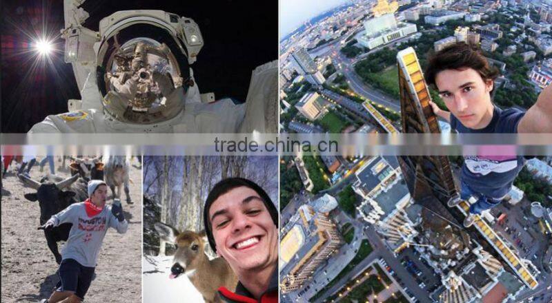 New products 2016 Mini Wired Selfie Stick telescopic baton Holder For Cell Phone