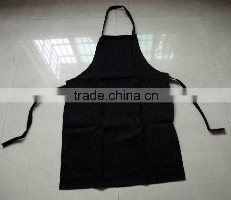 Promotional white long apron cooking apron cotton apron