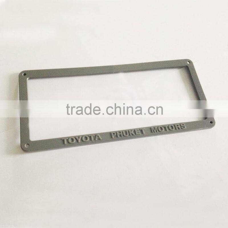 OEM/ODM US standard decorative ABS plastic motorcycle and car license number plate frames