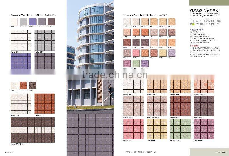 Black small size rustic wall tiles picture in china 100x100mm