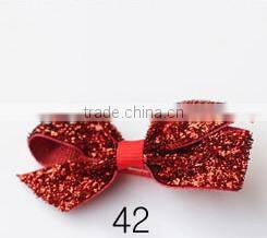 Hot Selling Christmas Hair Bows For Girls