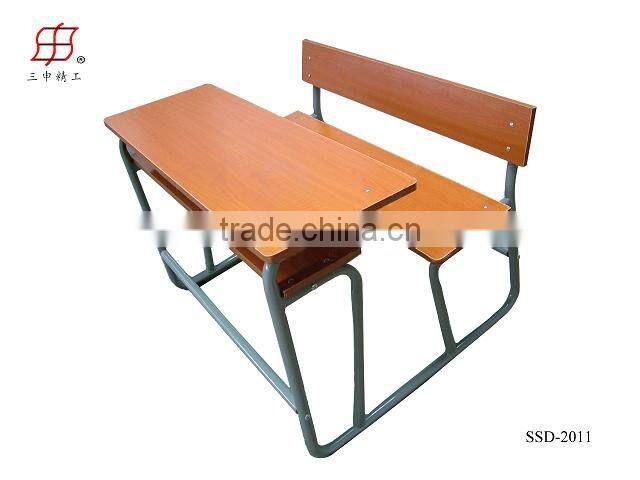 cheap steel wood standard classroom desk and chair