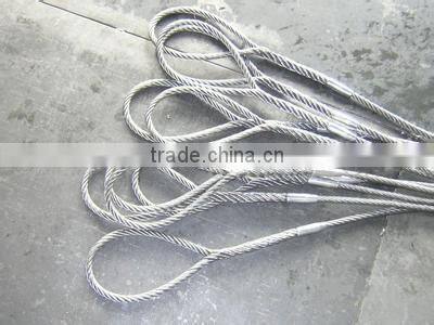 Galvanized Steel Wire Sling Thimble 6x7FC With Both End