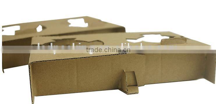 Popular corrugated paper tray rack with custom size for delivery