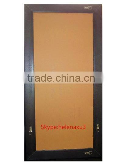 large plastic wall PS framed mirror 50x100cm