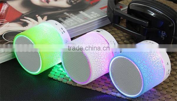 2016 Factory Price High Quality Mobile Bluetooth Wireless Mini Speaker With Led Flashing Light 2016 New Innovative Product