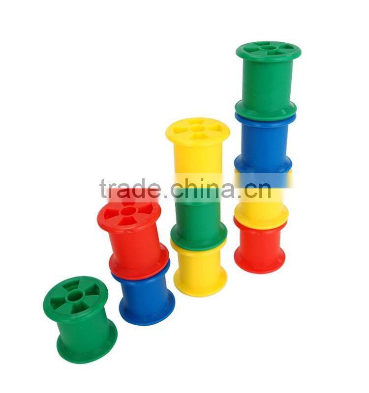 Newest Educational Toy 122PC Per Set PP Cotton Reels