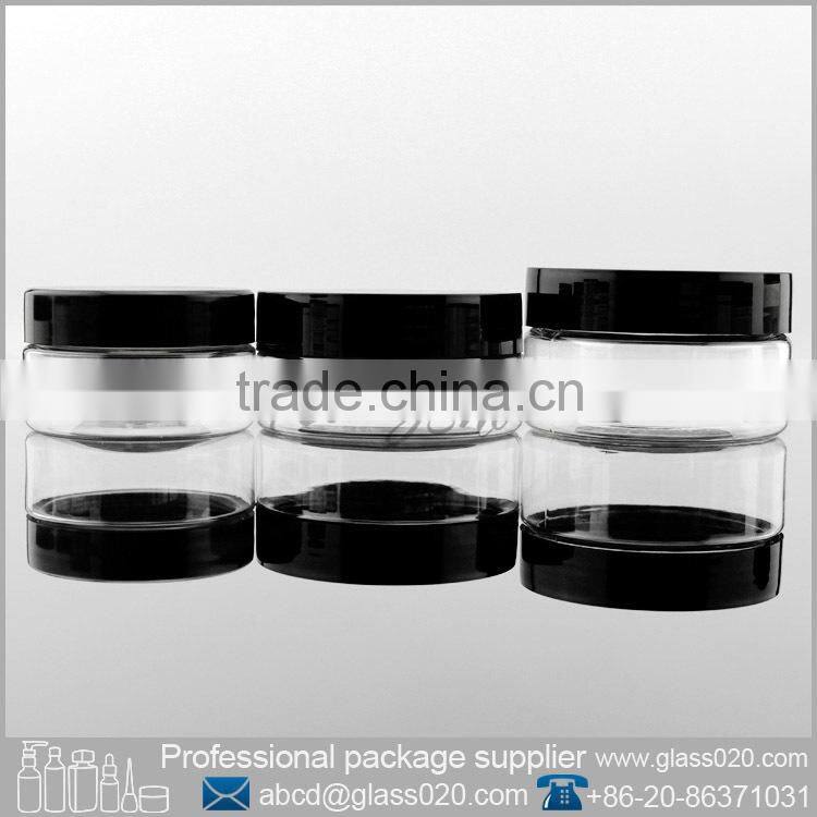 60-240ml cosmetic plastic jars PET