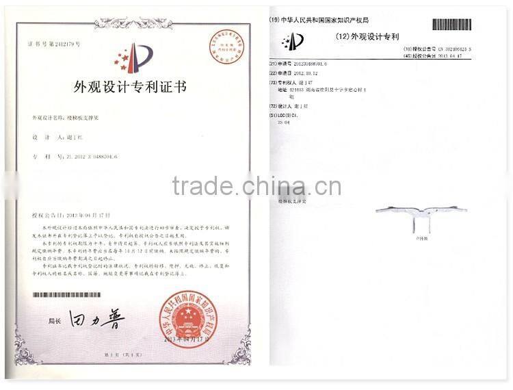 house steel U shape glass staircase