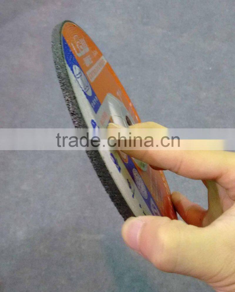 377 Ligangwang abrasive 125*6*22 2.5NET depressed center grinding wheel FOR INDIA MARKET