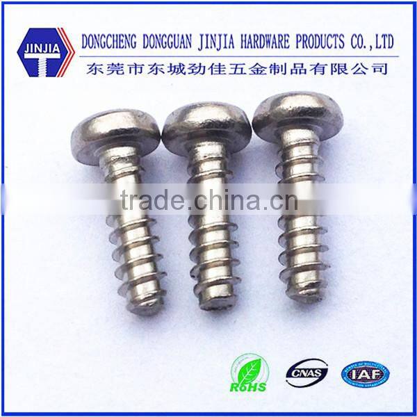 stainless steel metric m3 security screw thread forming tri-wing screw