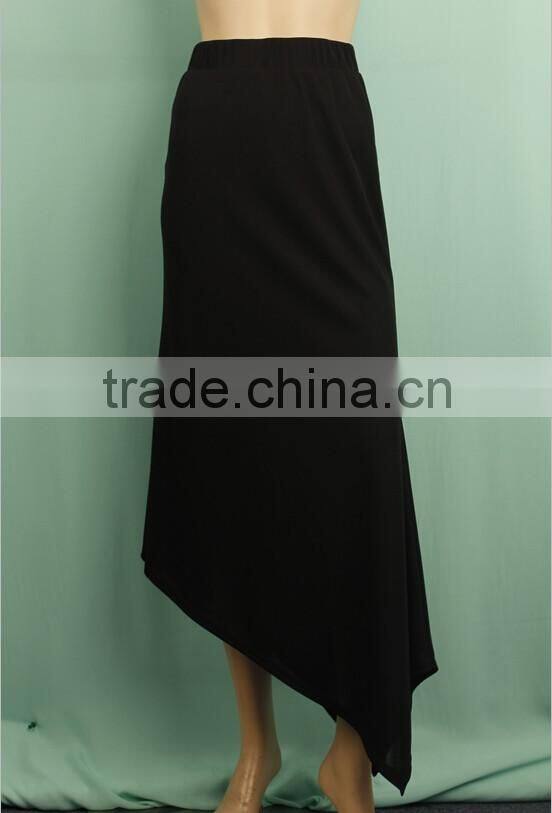 2016 S/S new pattern side long arabic style skirt solid maxi skirt