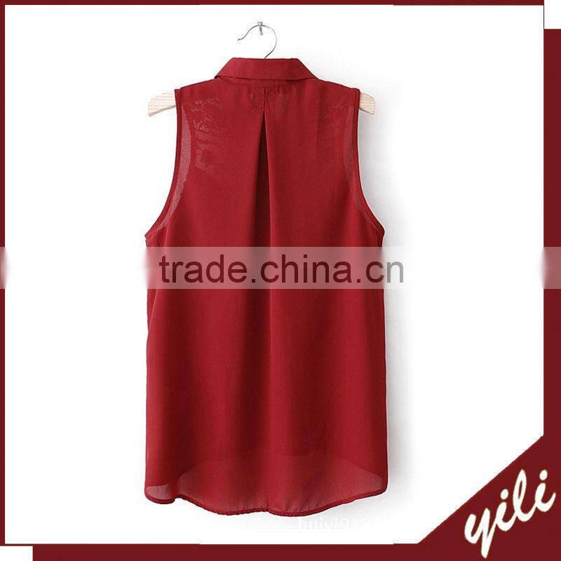 Hot design model vests for ladies