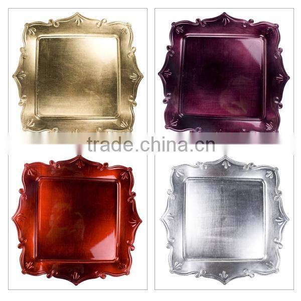 Plastic Wedding Decorative Plates