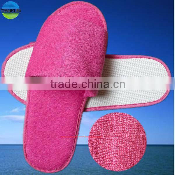 cheap terry towel ladies indoor slipper