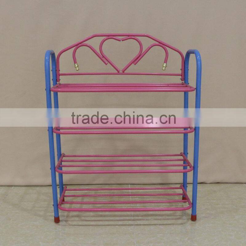 racks shoe hottest 20 pairs 4 layer cheap metal pipe stacking shoe rack