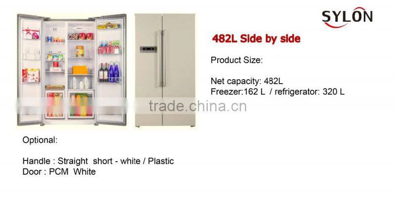 2015 hotsale househould side by side refrigerator