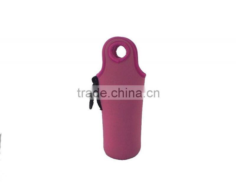 2016 promotional Durable neoprene wine bottle cooler bags