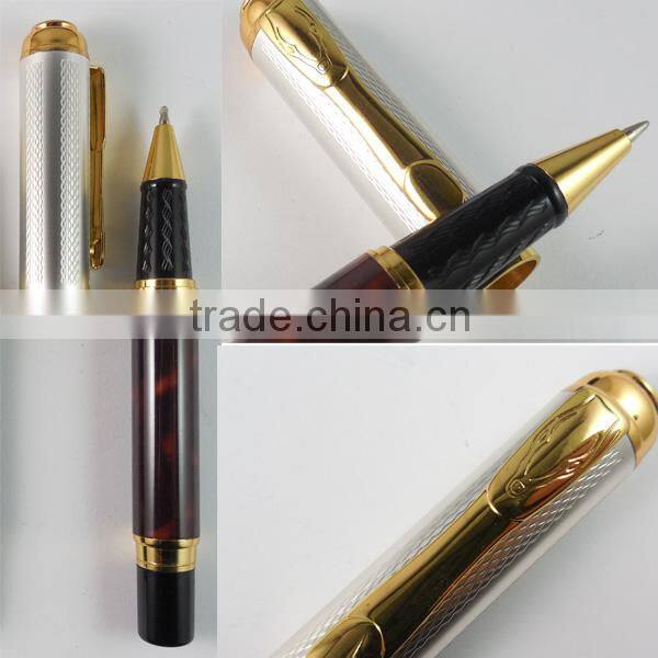 Premium Business Corporate metal roller pen with cap