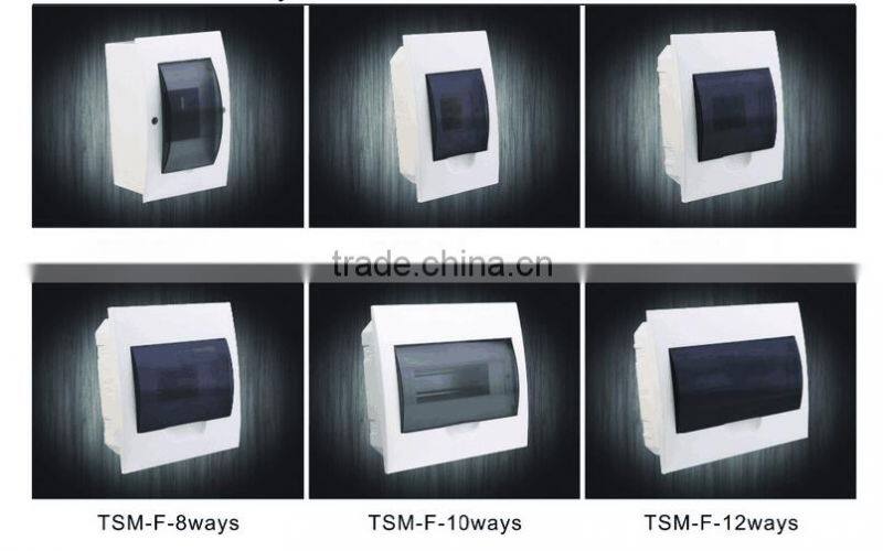 Hot Sales 3-12 Ways Indoor Waterproof TSM series Flush Mounted Distributing Box
