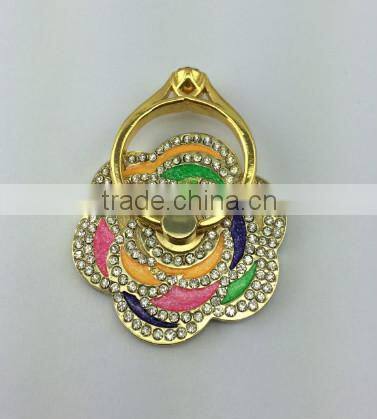 crystal sticky phone ring holder,mobile phone holder for car