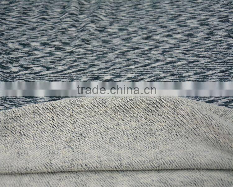 Jiufan Textile Yarn Dyed Knitted French Terry Fabric Polyester Cotton Fabric Suppliers