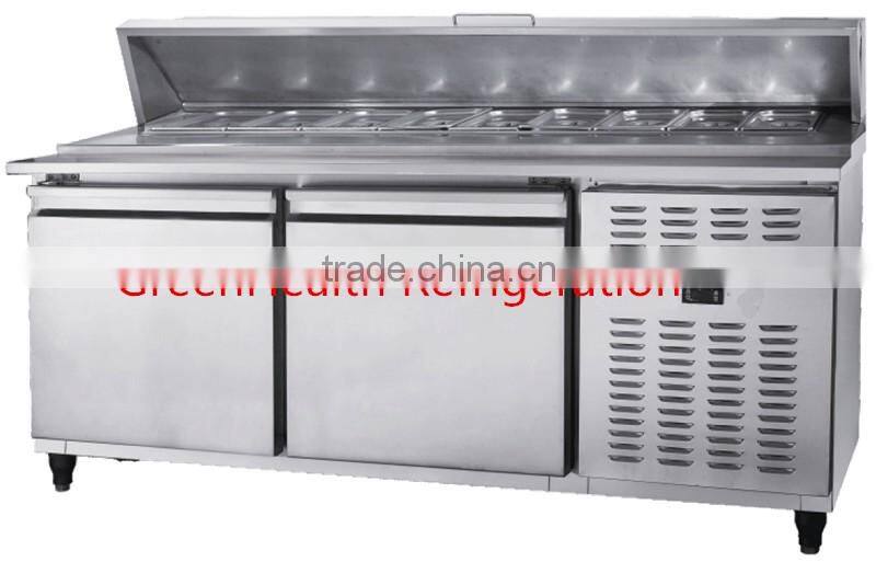 Customized clients logo and voltage for customized pizza workbench