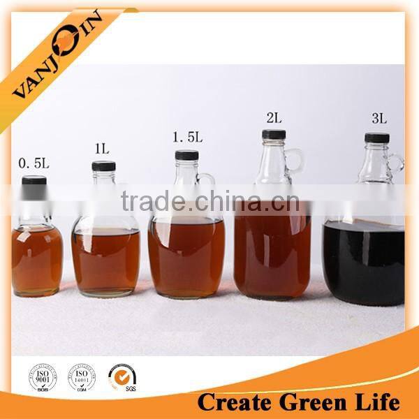 1L 2L 3L 4L California Glass Wine Bottle With Handle