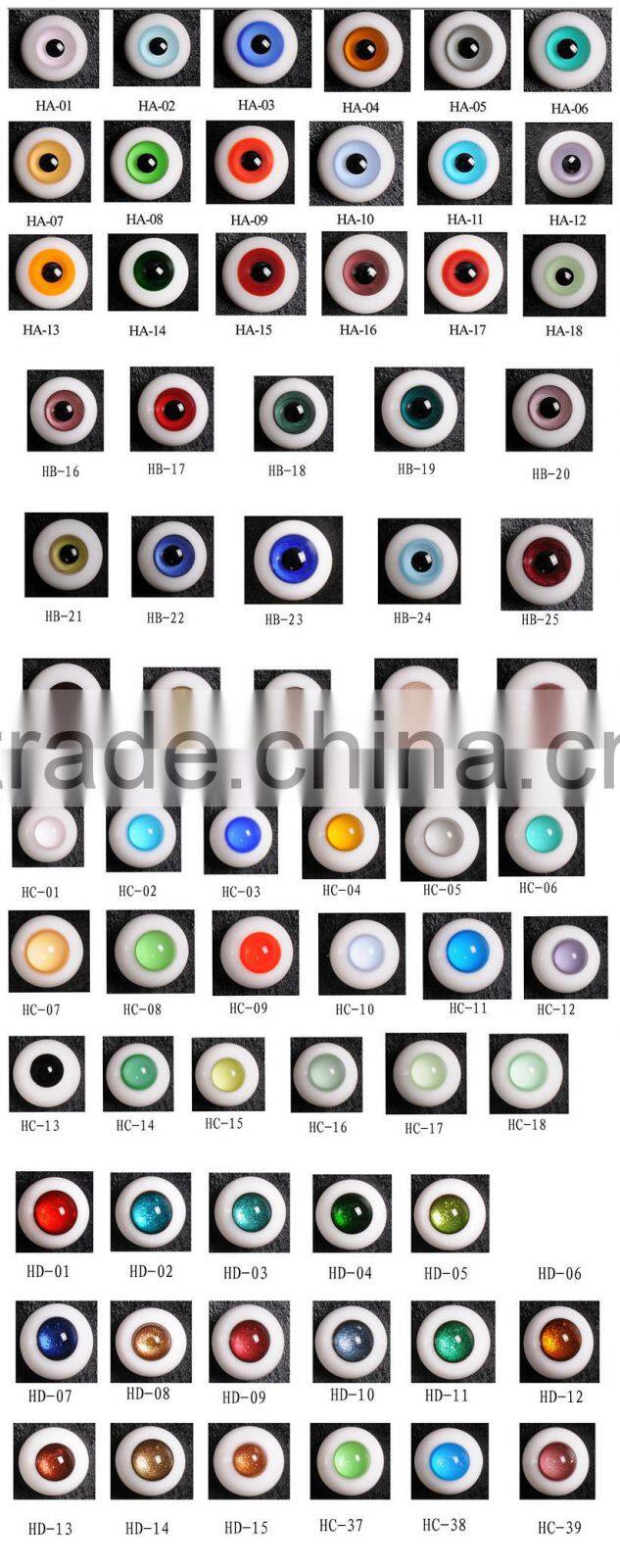 100% handmade craft glass eyes for dolls