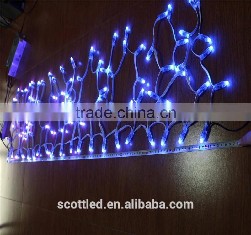 100pcs/string 12V full color led pixel light ws2811 pixel node for Christmas Home decorating