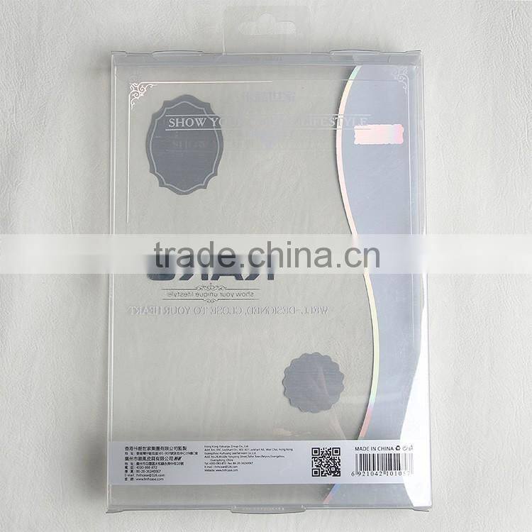 PVC printing & packaging factory custom transparent pvc protection box for iPAD