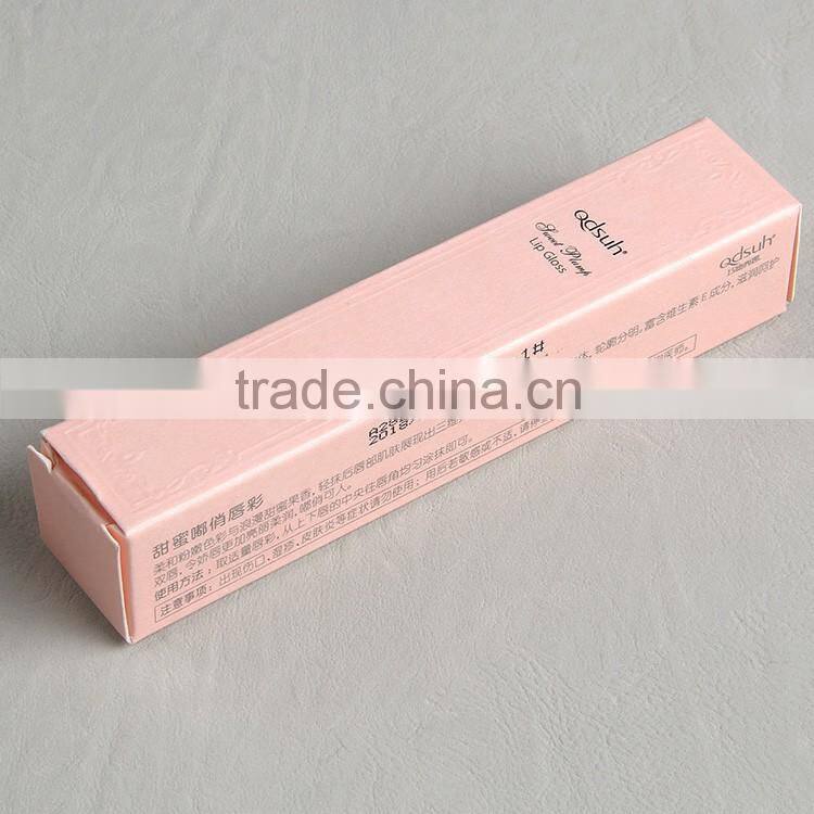 China BSCI recognised factory supply packaging box made by craft paper for lipstick