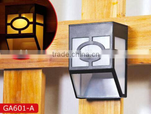 NEW 3 LED Solar Powered Outdoor Garden Yard Wall Pathway Fence Gutter Lamp Light