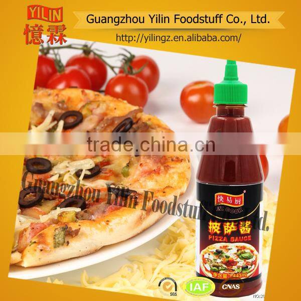 manufacturer china 443ml pizza sauce hot sale item!