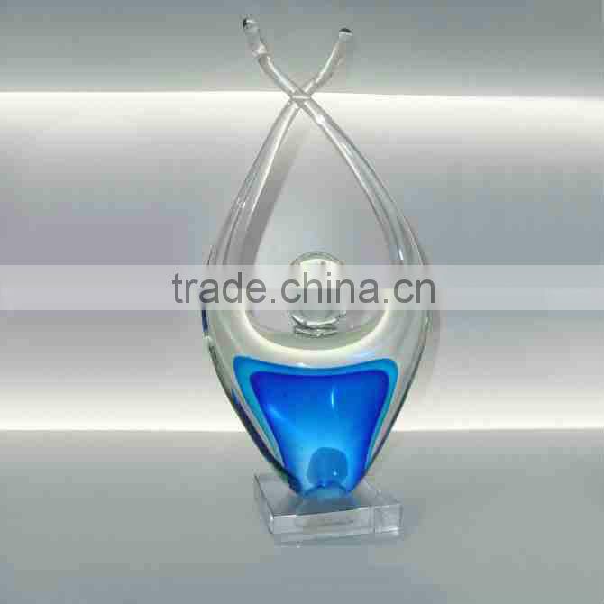 Multi color blown murano glass fish gifts & crafts