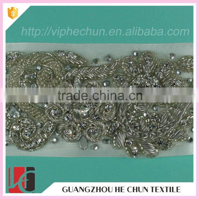 HC-7471-1 Hechun Crystal Material Sewing Decorative Clothing Beaded Trim