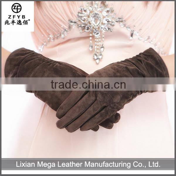 2016 Hot sale low price High Quality suede Leather Gloves