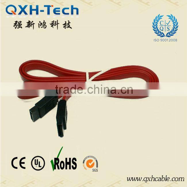 7ft Power SATA Data Cable double SATA Connectors Cable