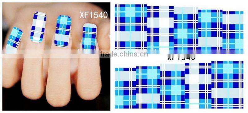 2016 wholesale popular colorful water decals nail art stickers