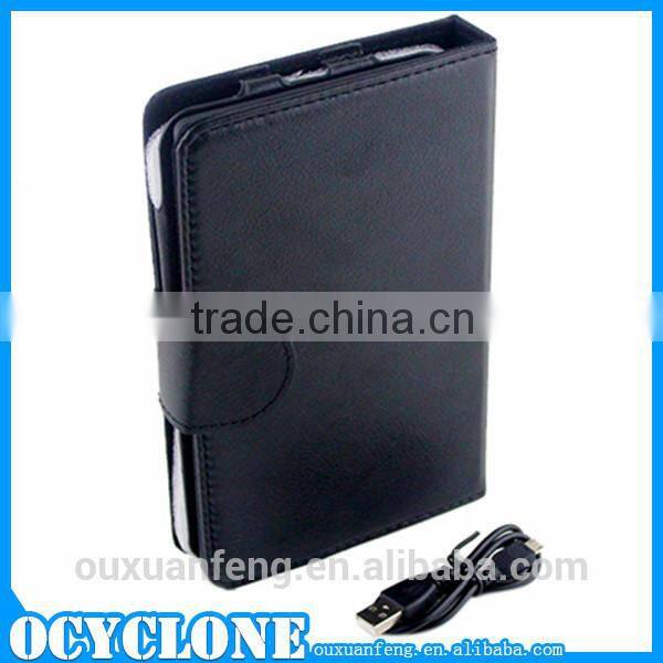 Bluetooth keyboard leather case for samsung galaxy tab 3 7.0 p3200 made in china