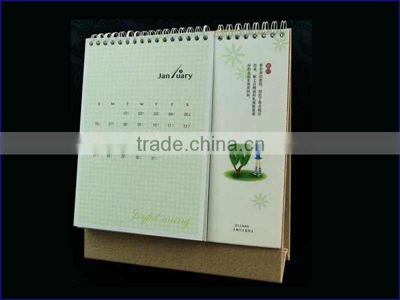 Custom printed colorful Logo desk calendar