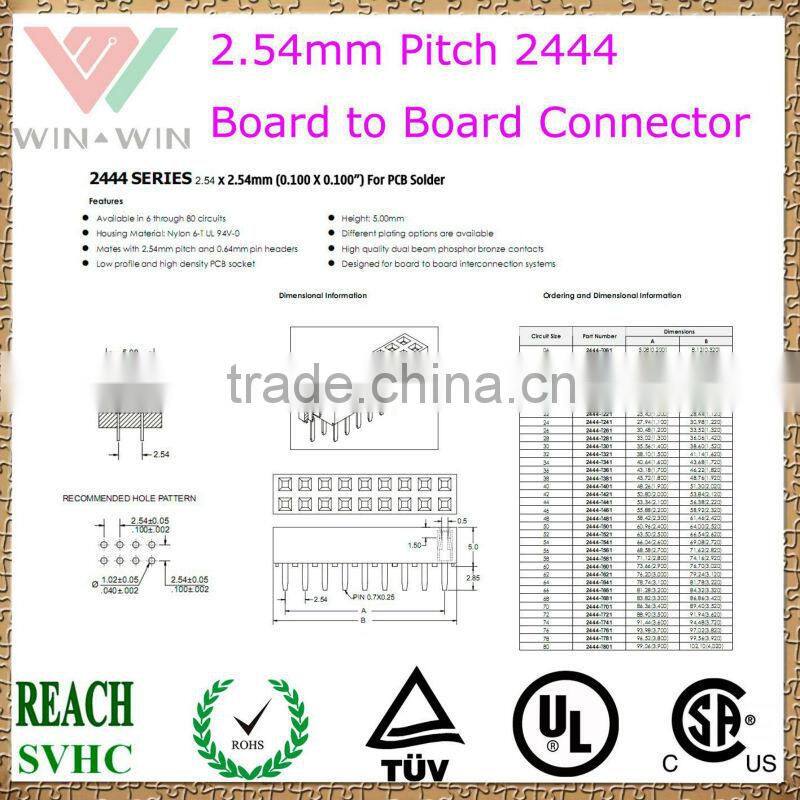 JST 2.54mm Pitch 2444 Electronic Board to Board Connector