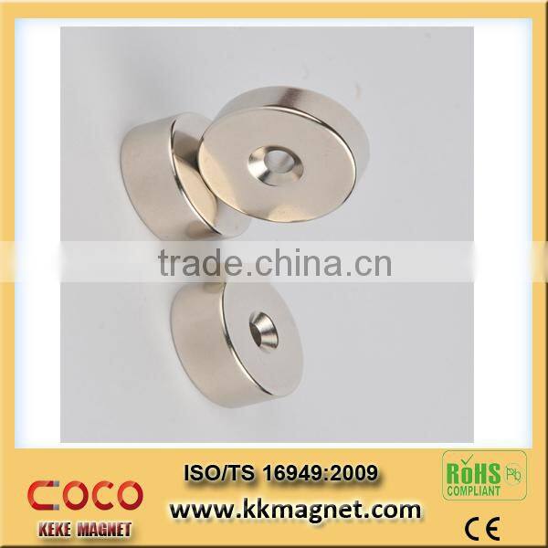 D28*d10.1*11.94mm Strong Sintered Ndfeb Magnets with Teflon Coating
