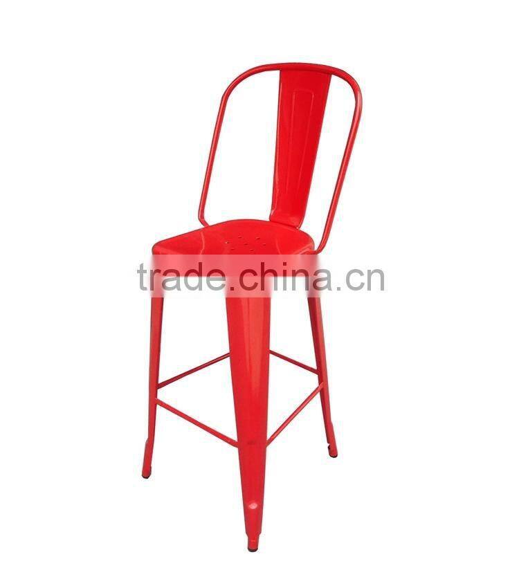Commercial Use Metal High Stool Chair for Bar Furniture