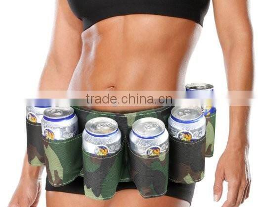 best sale outdoor 6 pack beer holder belt party belt cooler