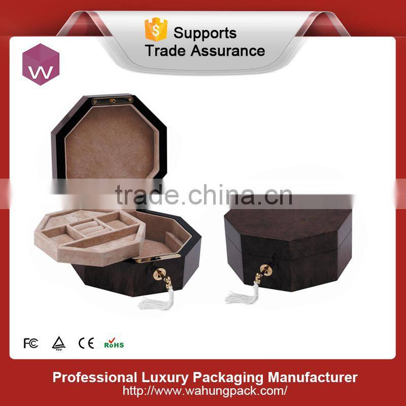 wholesale ceramic white wooden storage box for jewelry in stock