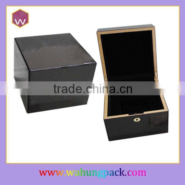 Round wooden box for perfume, new design unfinished wood perfume box