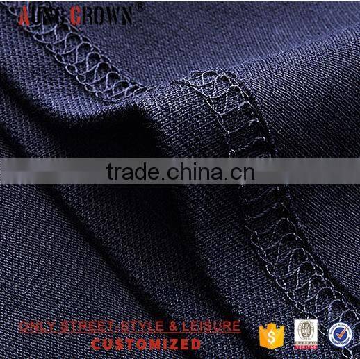 100% Cotton Pique Polo Shirt Custom Fitness Breathable Short Sleeve